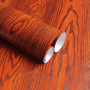 Wholesale vinyl wall paper contact paper waterproof Peel and stick wood kitchen sticker 3d Wallpaper for home decoration