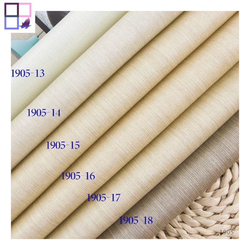 China factory top quality free sample Fabric wall covering natural non-woven other wallpapers