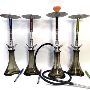 Large Shisha stainless steel Sheesha Chicha Accessories Glass Poker Trim Hookah For Tobacco Flavor