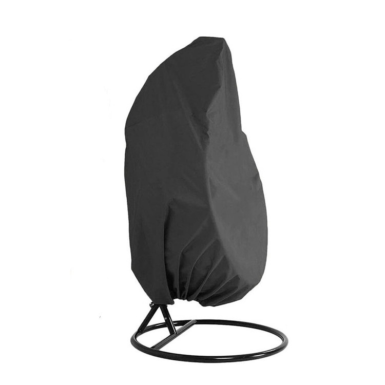 outdoor waterproof custom size 210d Patio Furniture Wicker Hanging Egg Stand Swing Chair Seat Rain Cover