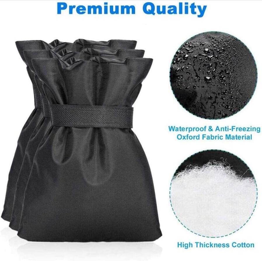 custom size Insulated Spigot Hose Bib Faucet Covers Waterproof Socks Outdoor Tap Faucet Cover For Winter Freeze Protection