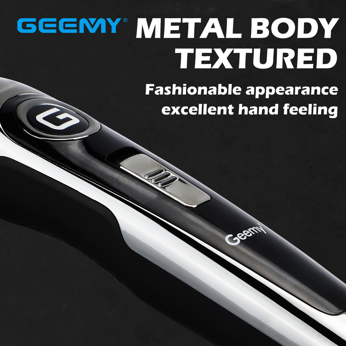 GEEMY GM-6660 Hot Sale Hair Cutting Machine Rechargeable Hair Clippers Professional  Electric Cordless Hair Trimmer for Men