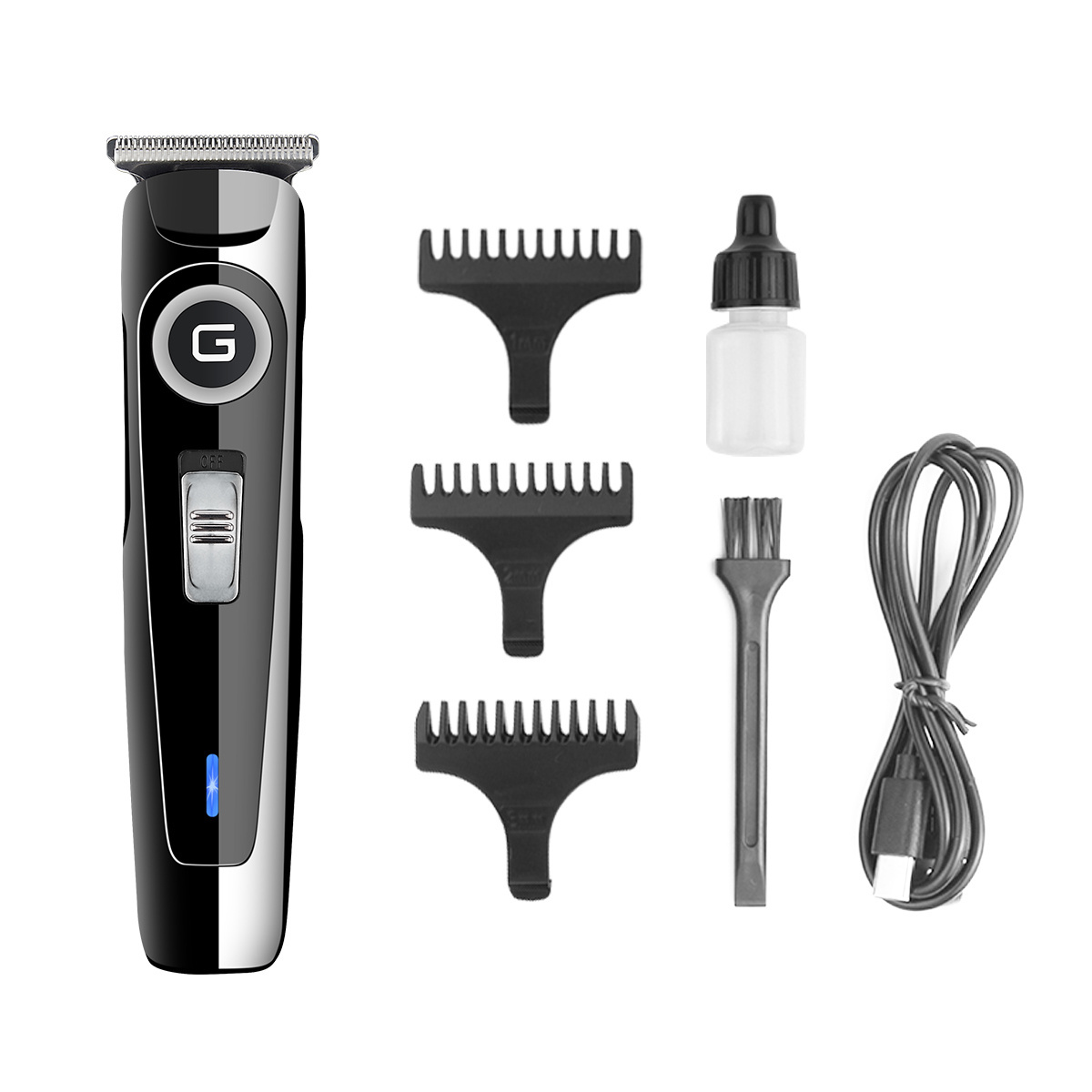 GEEMY GM-6660 Hot Sale Hair Cutting Machine Rechargeable Hair Clippers Professional  Electric Cordless Hair Trimmer for Men