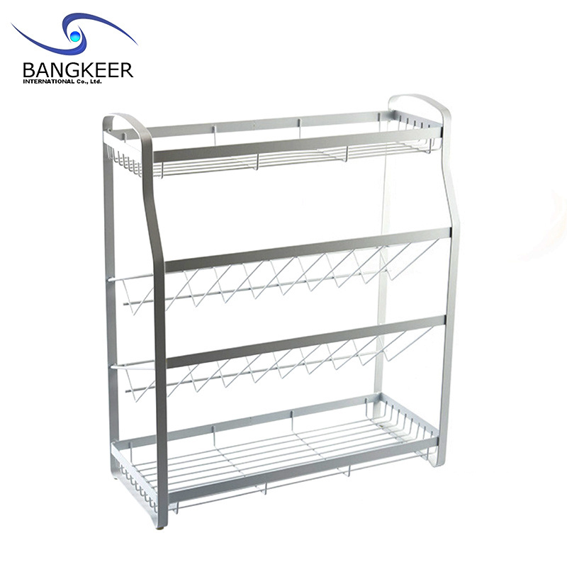 4-Tier Big Home Metal Iron Storage Kitchenware Supplies Kitchen Shelves Shelf