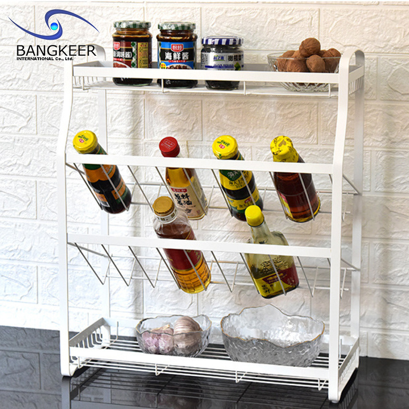 4-Tier Big Home Metal Iron Storage Kitchenware Supplies Kitchen Shelves Shelf