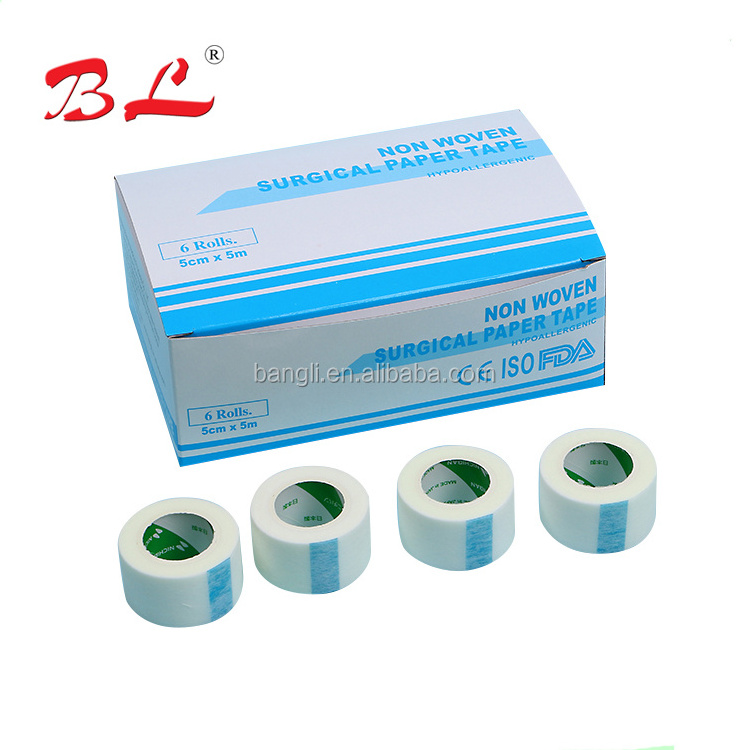 Hypoallergenic Micropore Medical Adhesive Paper Tape Non-Woven Surgical Tape