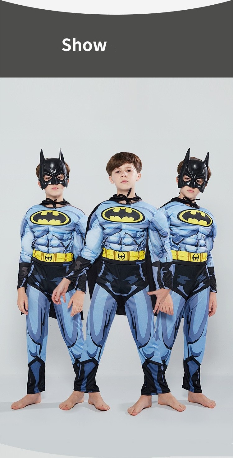 Boys Girls Movie Super Kids Cosplay Gift Birthday Party Theme Halloween Carnival Deluxe Costume