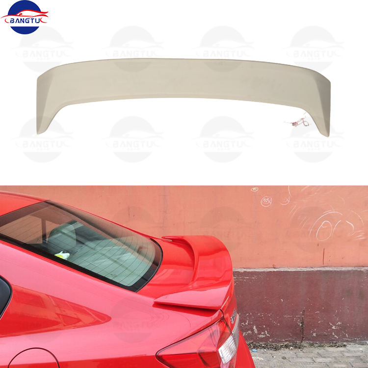 Hot Sale ABS Plastic Carbon Fiber with Lamp Rear Boot Spoiler for Honda Civic 8th Gen 2006 2007 2008 2009 2010 2011