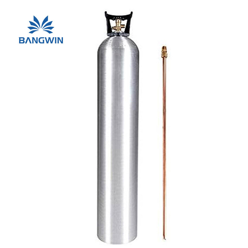 Fast Delivery Good Price 15l 10l 9l 8l 7l 6l 5l 4l 3l 2l 1l BW Aluminum Medical Gas Tank Oxygen Cylinder