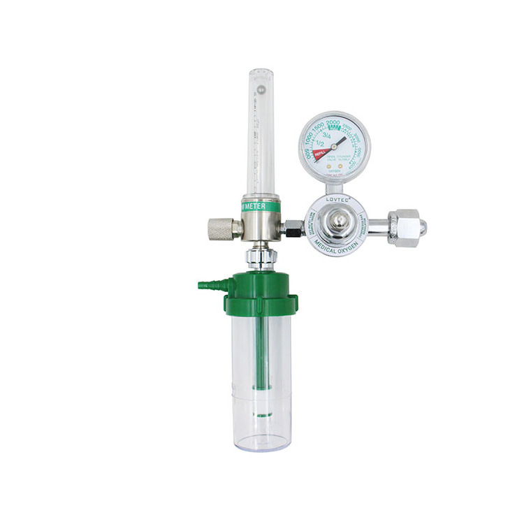 CO2 Dual Gauge Regulatorwith two Check Valves Oxygen Gas Flow Meter with Cannula Medical Oxygen Regulator with Gauge