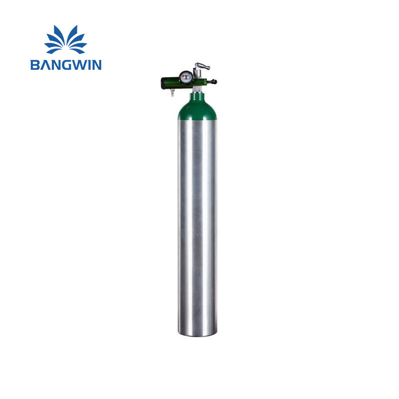 Fast Delivery Good Price 15l 10l 9l 8l 7l 6l 5l 4l 3l 2l 1l BW Aluminum Medical Gas Tank Oxygen Cylinder