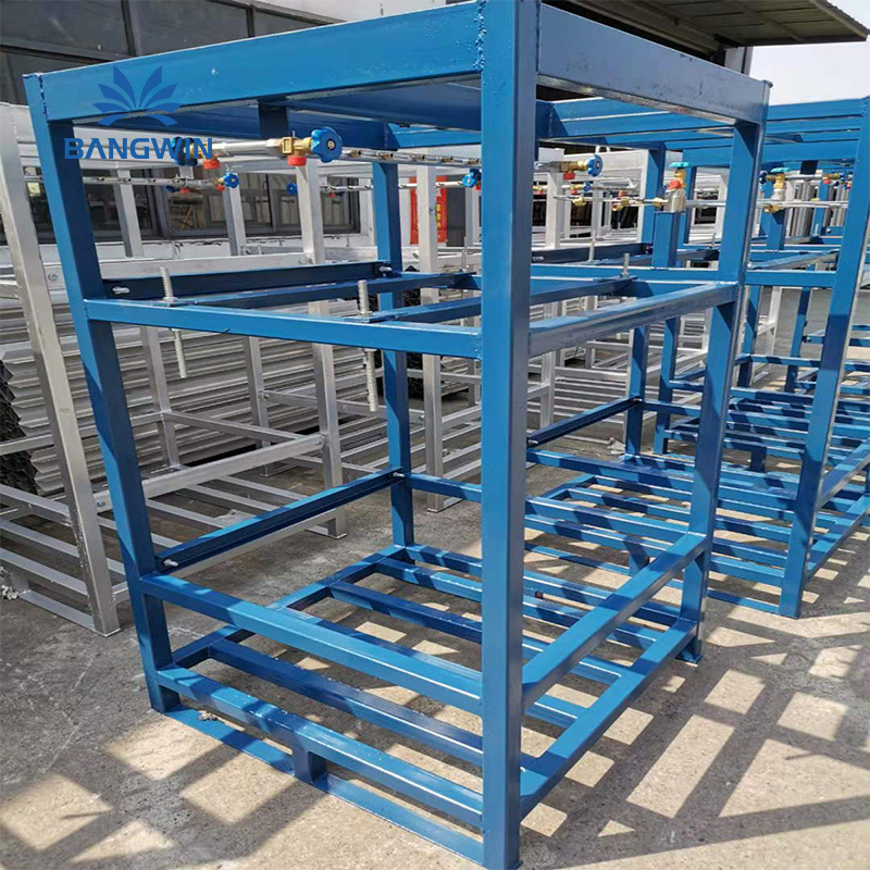 BW galvanised forklift storage transport metal galvanized cylinder gas stillage