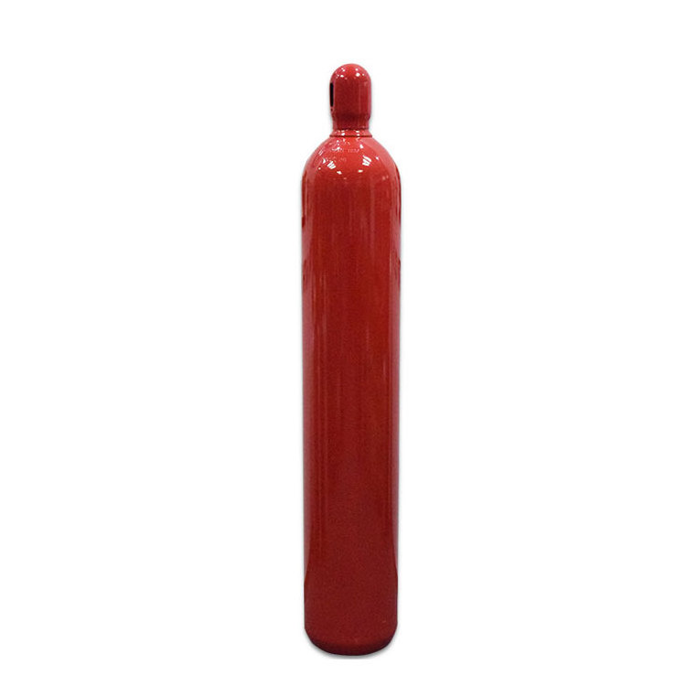 Gas Purity 99.999% 40L Steel Oxygen/Carbon Dioxide/Nitrogen/Argon Gas Cylinder Price with valves and handle