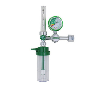 CO2 Dual Gauge Regulatorwith two Check Valves Oxygen Gas Flow Meter with Cannula Medical Oxygen Regulator with Gauge