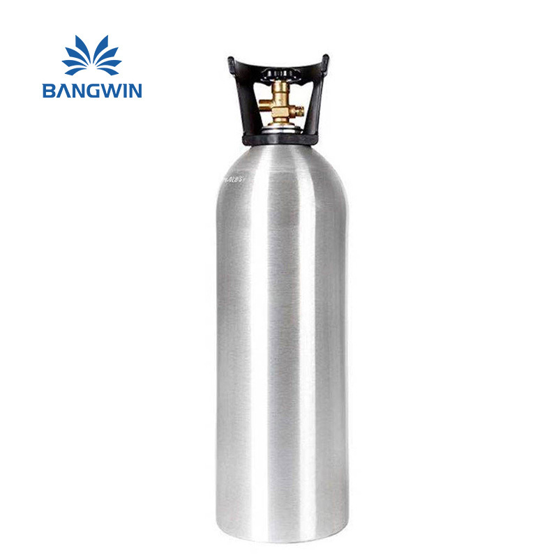 Factory direct supply low price 5LBS 10LBS 20LBS 10kg co2 tank aluminum beverage co2 cylinder with CGA320 valve