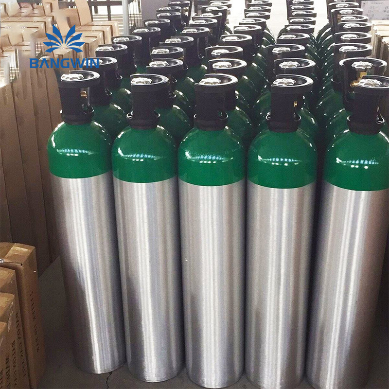 BW3AL 20LBS CO2 13.4L aluminum gas cylinder tank bottle with CGA320 valve for beer beverage or soda water