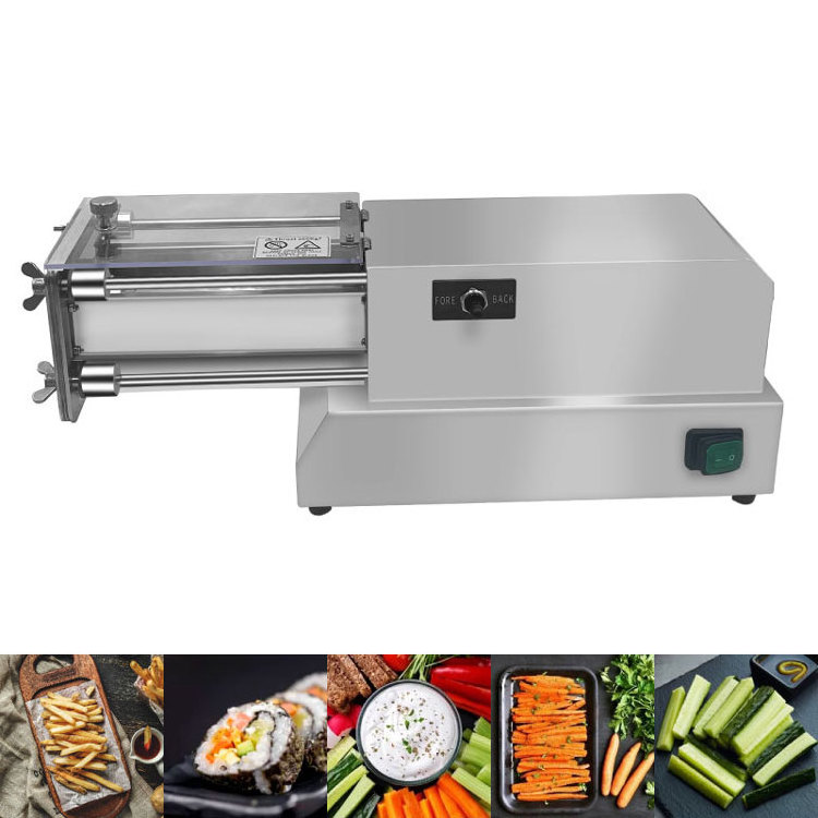 Commercial Restaurant Electric Potato Cutter Fries Machine With 3 Knives Strip Cutter