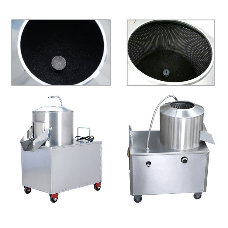 Professional Potato Peeler And Slicer Machine Taro Potato Roller Peeler For Sale