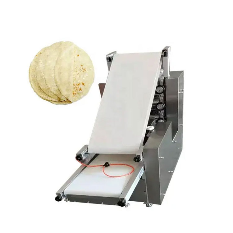 Roti Chapati Maker Fully Automatic Wrapper Round Dough Forming Tandoori Naan Tortilla Making Machine