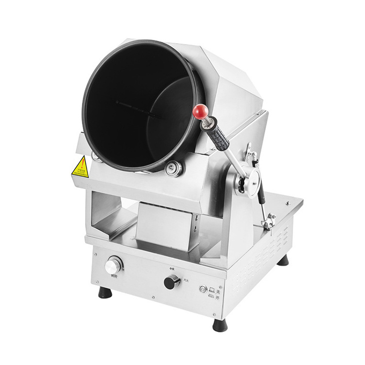 Commercial Electric Intelligent Automatic Stir Frying Machine Automatic Cooking Machine Gas Auto Cooking Stir Fryer