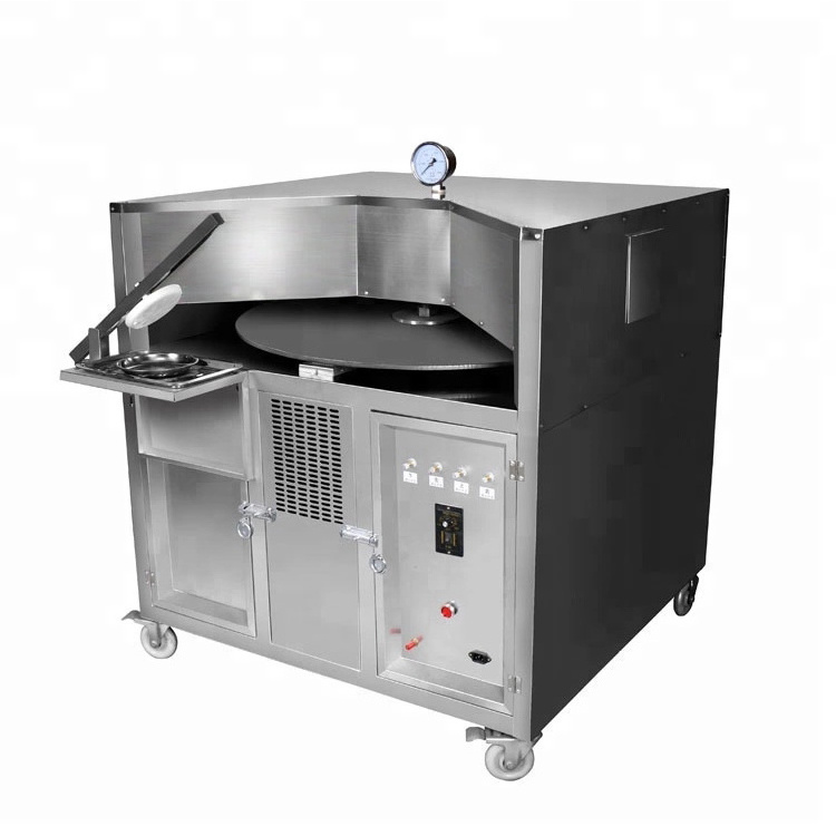 Automatic Naan Bred Oven Bake Machine Arabic Rotary Greek Pita Bread Oven For Roti And Desserts