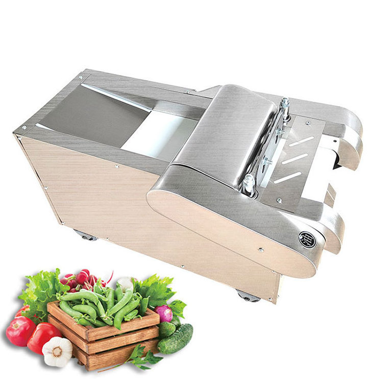 Automatic pickled vegetable pepper celery cut belt cutter green bean herb leek cutting machine