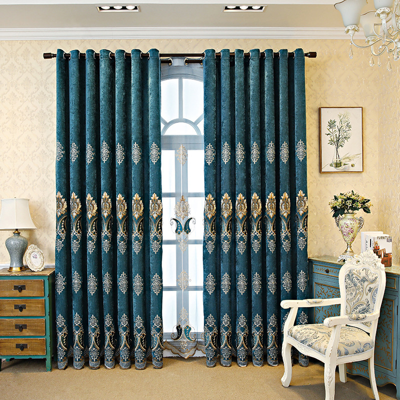 Bancy Cheap High Quality Turkish Style 100% Polyester Sheer Organza Tulle Voile Window Embroidered Curtain For Living Room