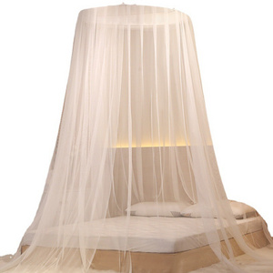 100% Polyester Round Hanging Foldable Easy Up Sleeping Mosquito Net