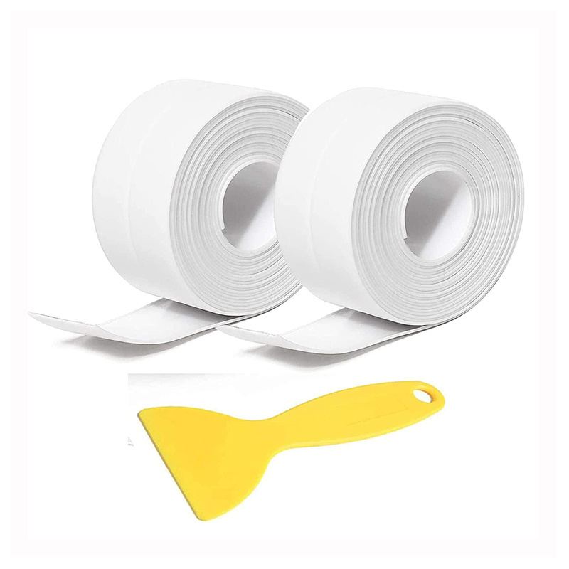 For Bathroom Kitchen Accessories Shower Bath Sealing Strip Tape Caulk Strip Self Adhesive Waterproof Wall Sticker Sink Edge Tape