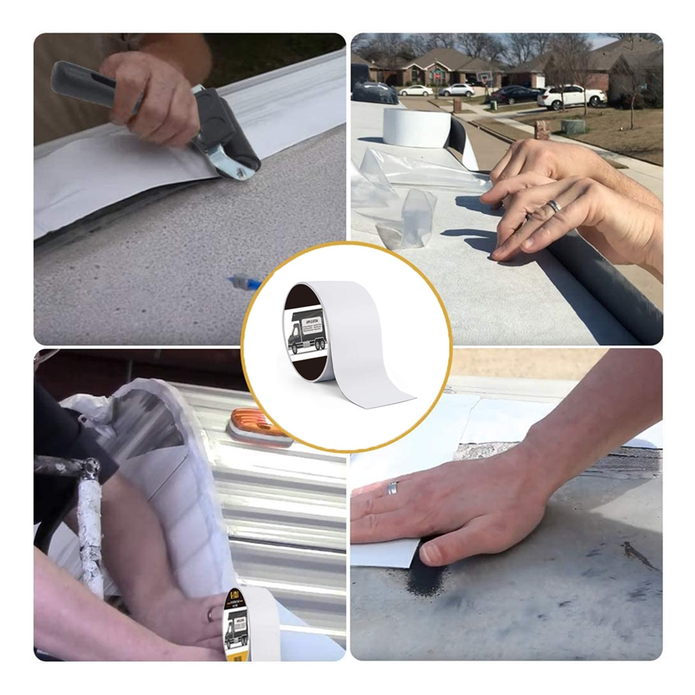 Hot selling camper sealant tape wall seam seal caulk rv rubber roof repair kit with low price