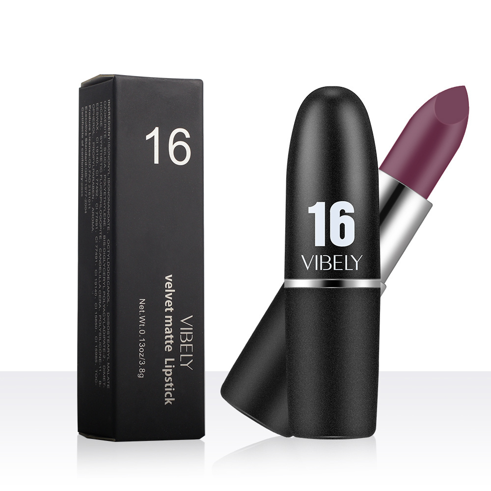 Wholesale Private Label Makeup Lipstick High Pigment 29 Color Waterproof Long Lasting Non Sticky Velvet Matte Bullet Lipstick