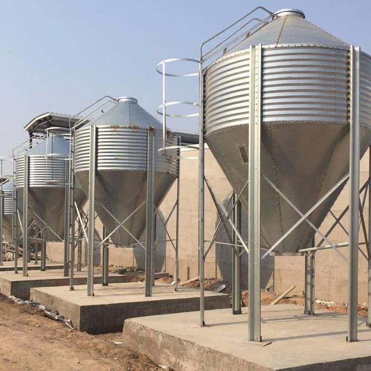 500/1000/5000 Ton Corn Grain Bin Storage Silo Price Cost for Sale Stainless Steel Metal Wheat Paddy Seed Maize Storage Silo