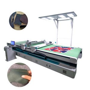 Factory direct leather CNC vibrating knife cutting machine can be cut in multiple layers