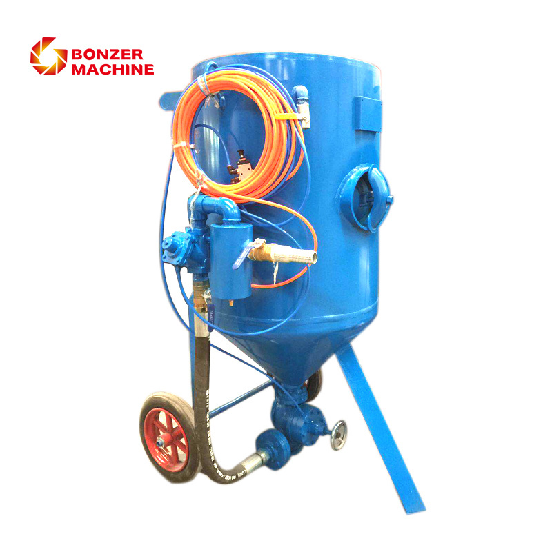 Sandblast Portable Pot Mobile Sandblasting Equipment For Sale