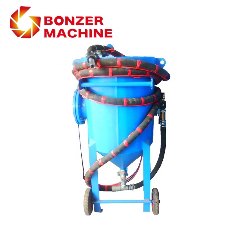 portable dry sand blasting machine with air compressor sandblaster for sale