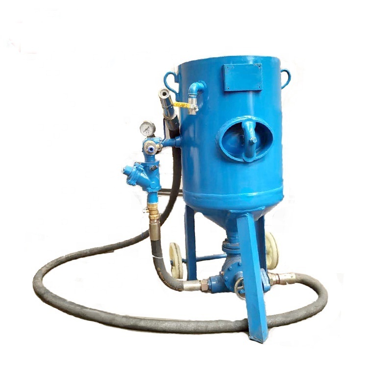 portable dry sand blasting machine with air compressor sandblaster for sale