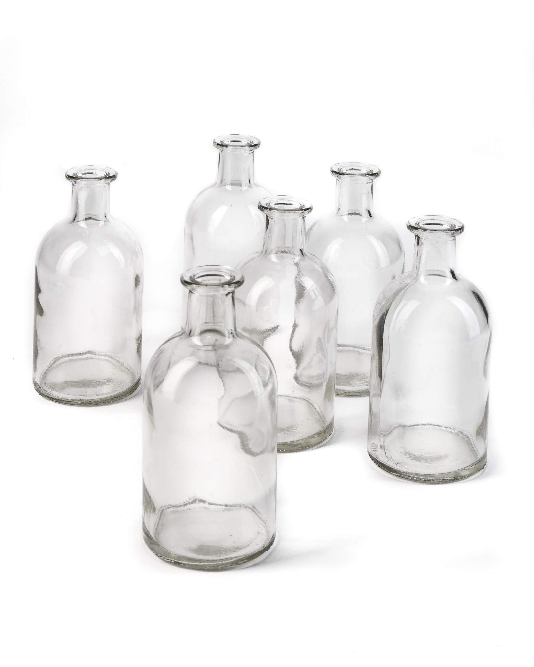 Wholesale mini portable wedding home party decorative apothecary glass clear jars bud vase