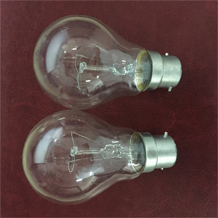 General E27 B22 Base  A55 A60 110V 220V 40W 60W 75W 100W 200W tungsten filament lamps  Clear Frosted Incandescent Light Bulbs