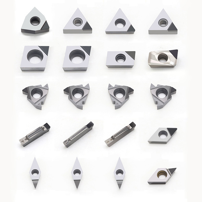 WNMG 080404 PCD CBN Diamond inserts broken groove chipbreaker polycrystalline diamond tools for aluminum boring inserts