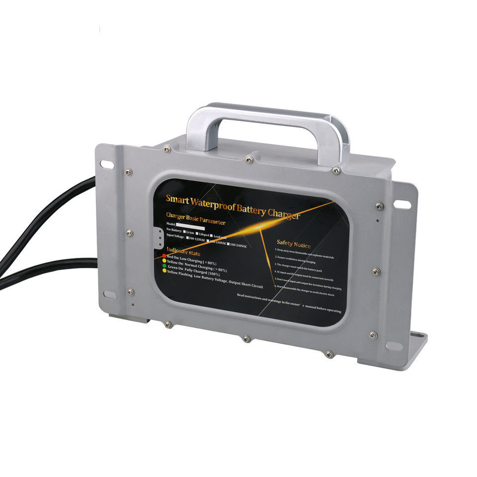 600w waterproof charger 24v 12v 15a 36v liepo4 waterproof solar charger lead acid auto 12v boat battery charger