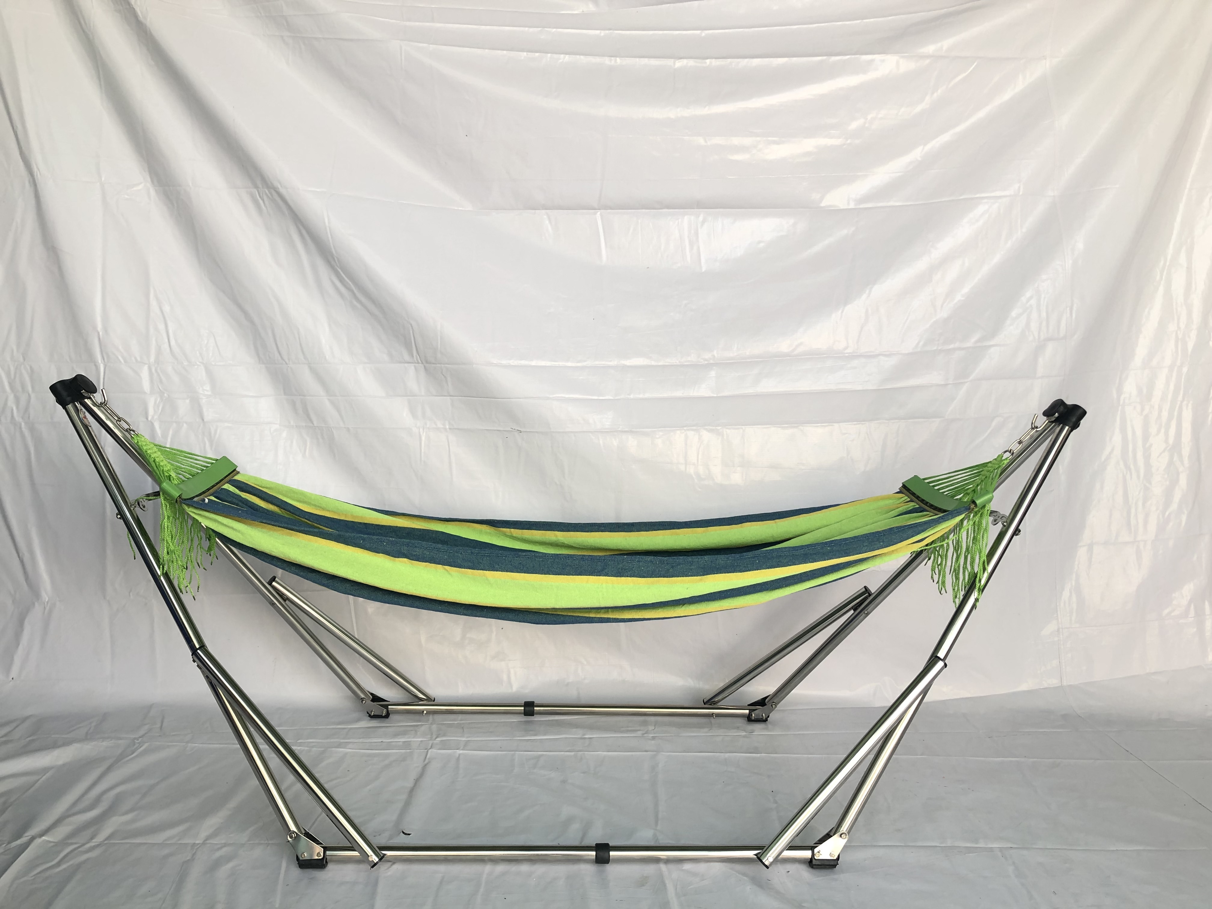 Wholesale Portable Camping Hammock Stand Stainless Steel Pipe Hammock Stand For Outdoor Activities