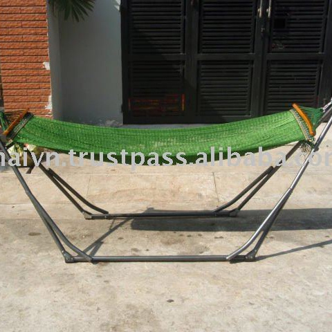 Viet Nam Manufacturer Ban Mai Factory Foldable Steel Pipe Normal Hammock Stand Beach Camping Furniture