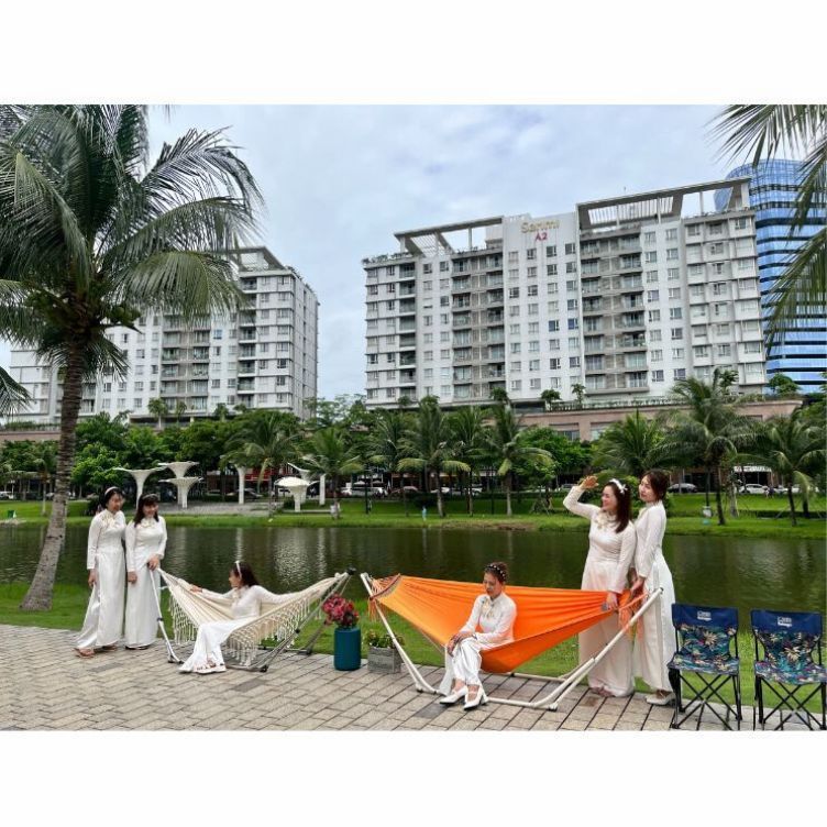 Vietnam Ban Mai Factory High Quality Enthusiast Hemp Hammock Outdoor Swings