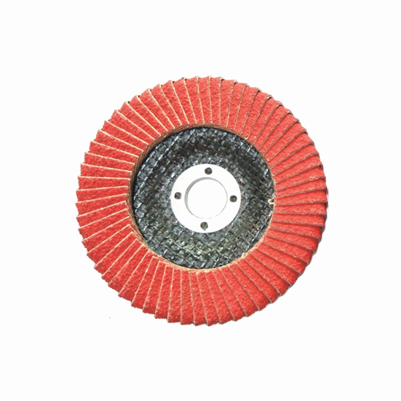 Corner Place Grinding Fiberglass Abrasive Disc Stainless Steel Ceramic Curved Flap Disc