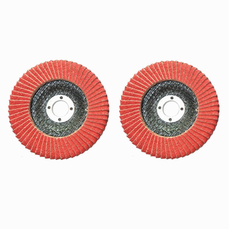 Corner Place Grinding Fiberglass Abrasive Disc Stainless Steel Ceramic Curved Flap Disc