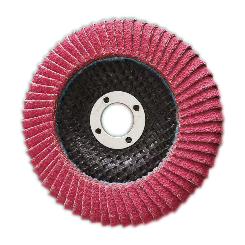 Corner Place Grinding Fiberglass Abrasive Disc Stainless Steel Ceramic Curved Flap Disc