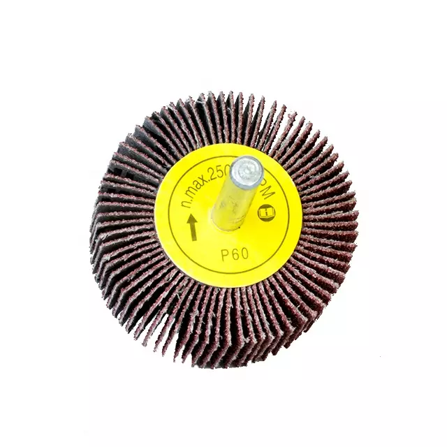 Abrasive Tools Low Price Wholesale Sanding Flap Wheel with Shank Grinding Head for Polishing and Grinding