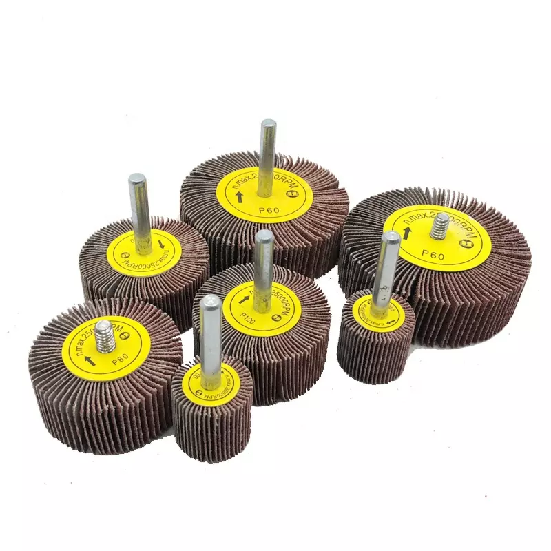 Abrasive Tools Low Price Wholesale Sanding Flap Wheel with Shank Grinding Head for Polishing and Grinding