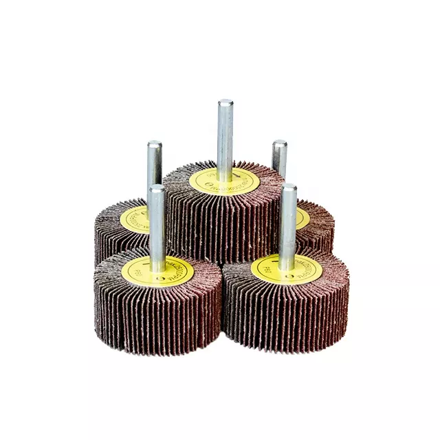 Abrasive Tools Low Price Wholesale Sanding Flap Wheel with Shank Grinding Head for Polishing and Grinding