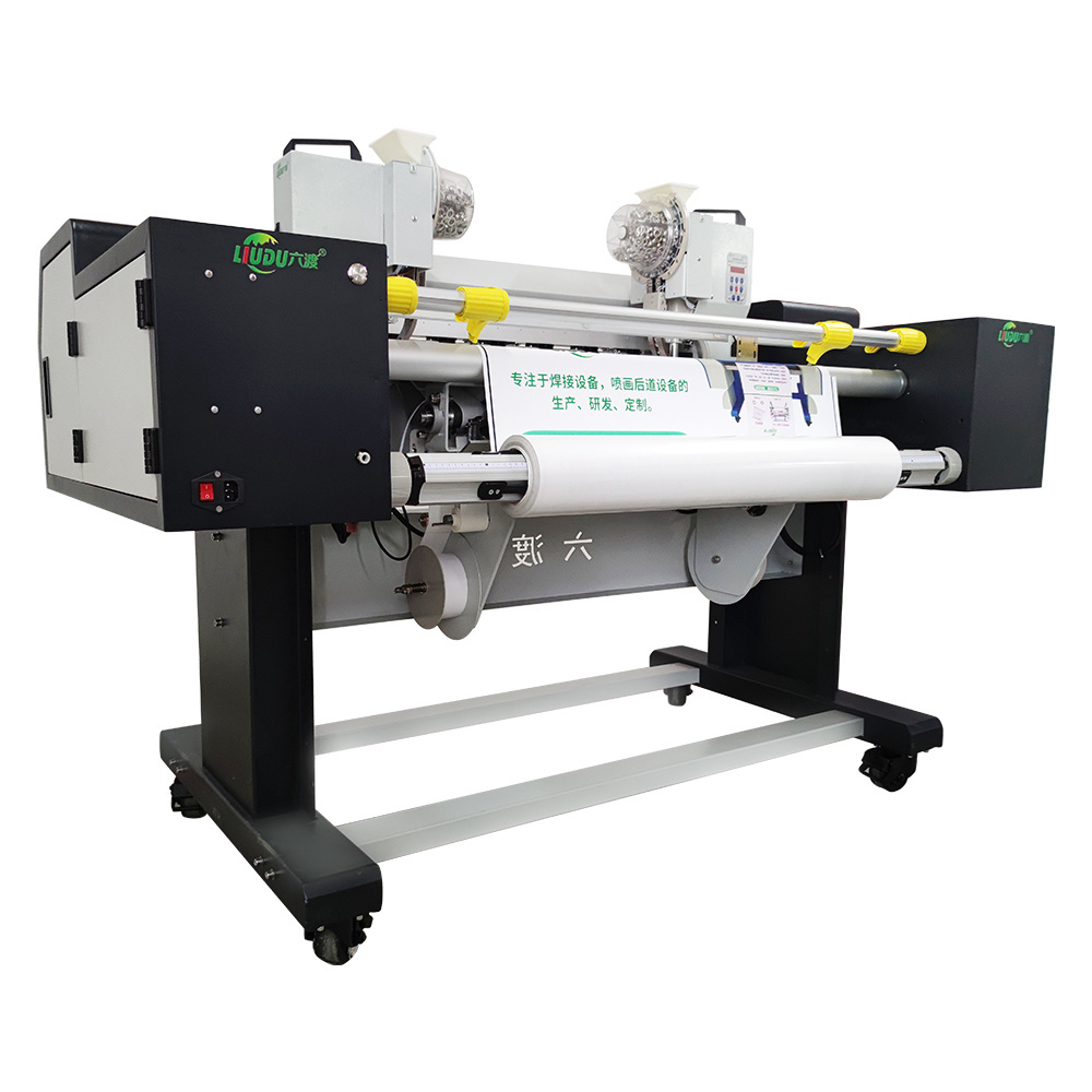 Automatic X display rack cutting and grommet machine poster display rack machine roll-up display rack machine